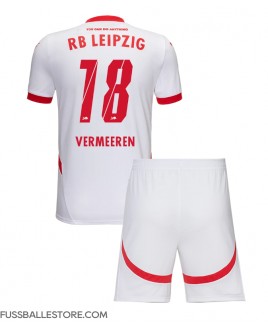 Günstige RB Leipzig Arthur Vermeeren #18 Heimtrikotsatz Kinder 2024-25 Kurzarm (+ Kurze Hosen)